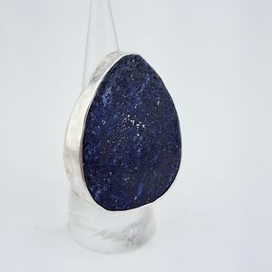 LAPIS LAZULI HANDMADE RING Sz 7